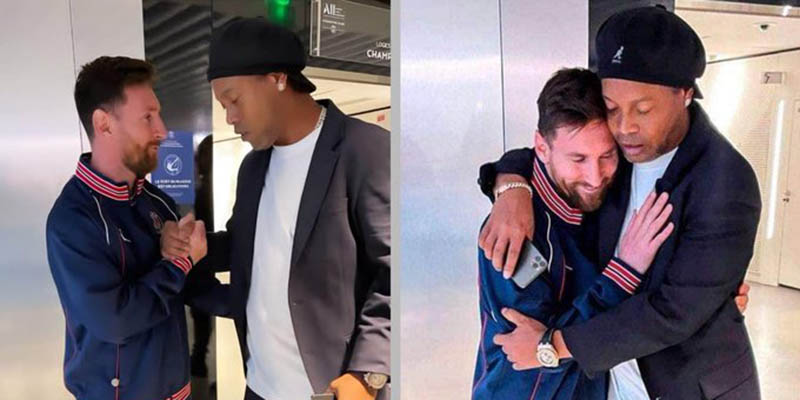 Sau nhiều đổi thay, tình cảm giữa Messi và Ronaldinho vẫn như ngày nào