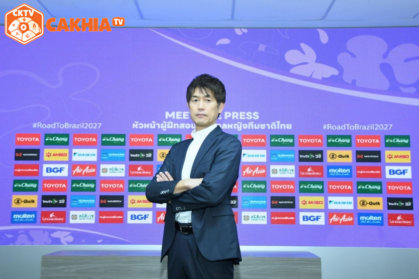 HLV Futoshi Ikeda muốn đưa ĐT nữ Thái Lan dự World Cup